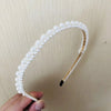 Elegant Pearl Headband – Classic White
