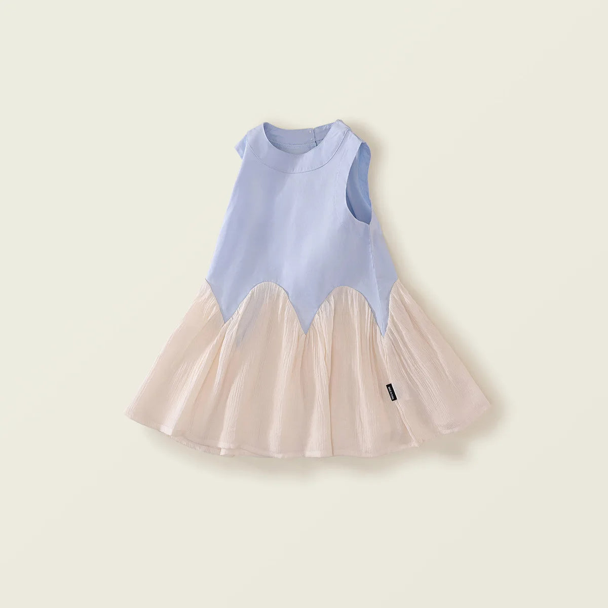 Playtime Bow Dress cotton – Pink & Blue Options