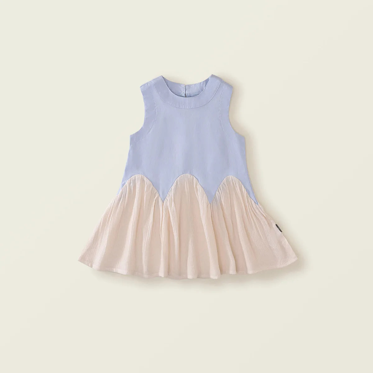 Playtime Bow Dress cotton – Pink & Blue Options